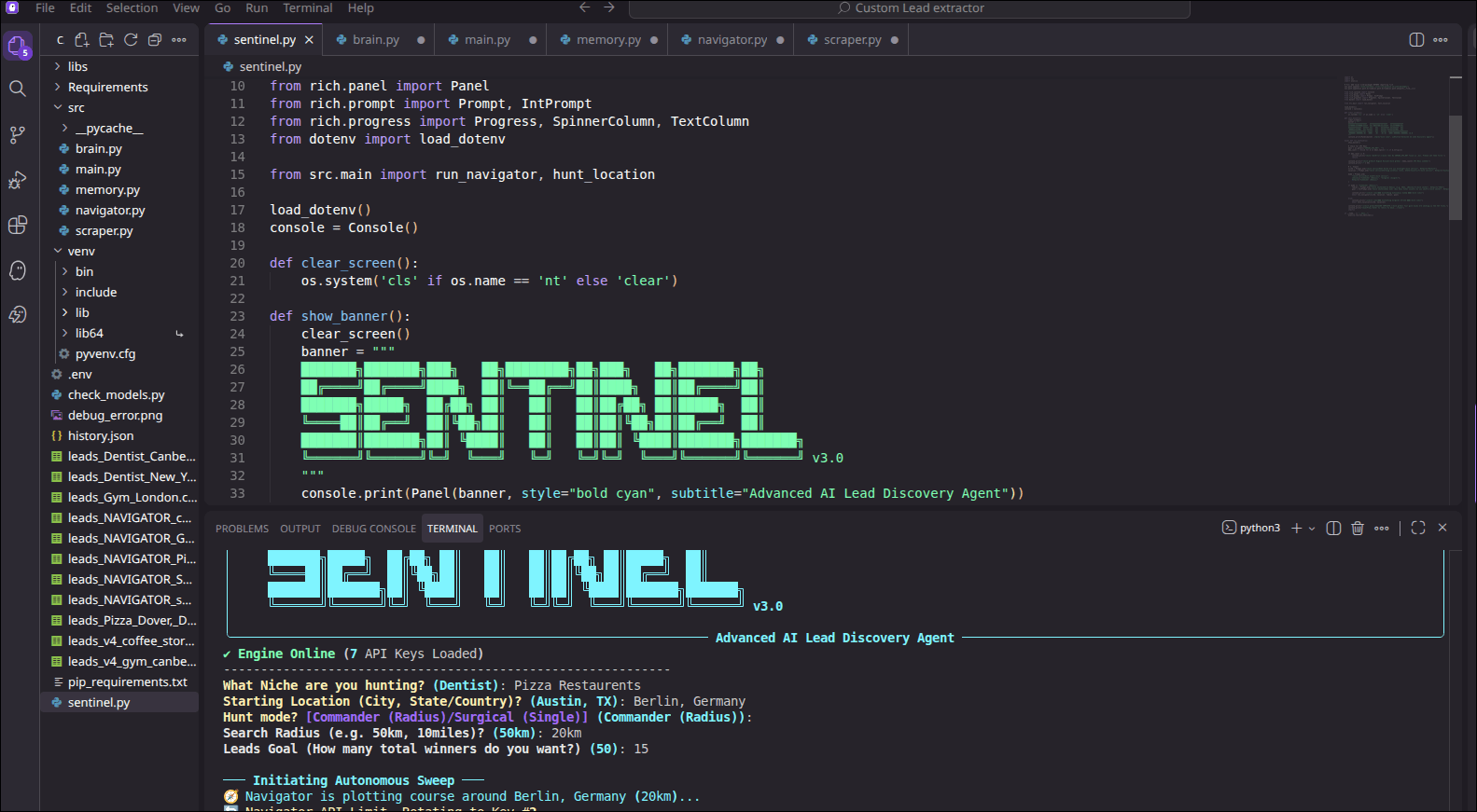 Sentinel Agent